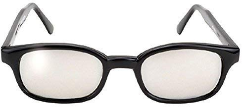 KDS Biker Sonnenbrille – Clear Silver Mirror 20113