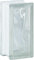 Blocco di vetro design nuvola SUPER Bianco mezza pietra lucida 19x9x8 cm - 6 pezzi
