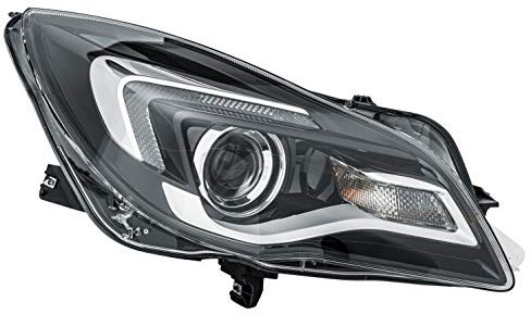 HELLA 1LL 011 165-781 LED/DE/Halogen-Hauptscheinwerfer- ECE - für Linksverkehr - vorne rechts