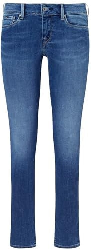 Pepe Jeans Soho, Pantaloni Donna, Blue (Denim-z63), 25W / 28L
