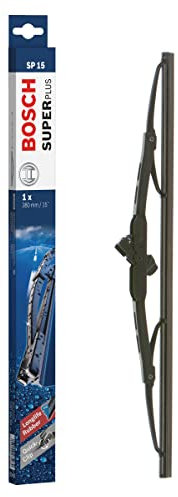 Bosch Scheibenwischer Super Plus SP15, Länge: 380mm − einzelner Scheibenwischer für Frontscheibe - Nur für Rechtslenker-Fahrzeuge (UK)
