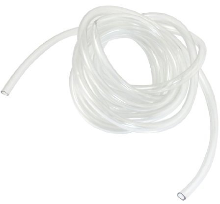 sourcing map 2M x 5mm Clear Soft Plastic Aquarium Air Line Pond Pump Fish Tube Pipe