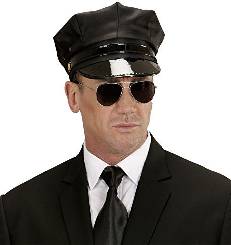 *** ANGEBOT *** SET - CHAUFFEUR - ( Mütze + Brille ), Fahrer Sicherheitspersonal Scurity
