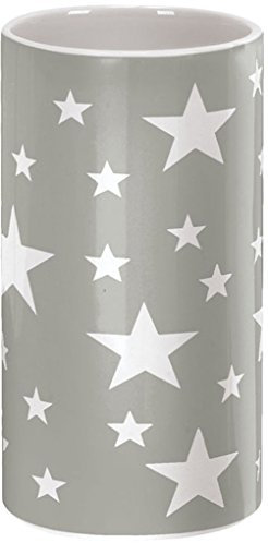 Kleine Wolke 5826977852 Zahnputzbecher Nova, Bad-Accessoire, Platin