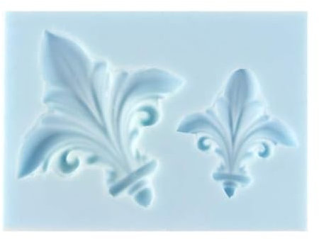 COXIMUS Silikonform Lilie | hochwertige Silikonform für Fondant und Flowerpaste | schnell & einfach zum Reindrücken | Made in Germany