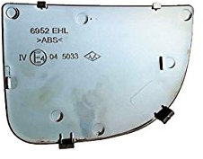 Equal Quality rd02550 placa Cristal Espejo retrovisor derecha inferior