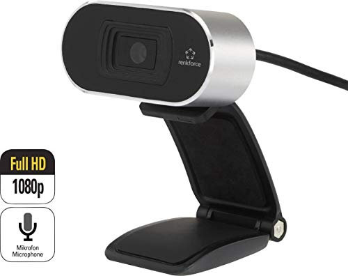 Renkforce RF-WC-1080P Full HD-Webcam 1920 x 1080 Pixel Klemm-Halterung