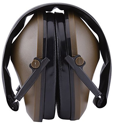 Akozon Casques Antibruit Industriels, Réduction du Bruit Cache-oreilles Acoustiques Protection de l'ouïe Protège-oreilles pour le Tir au Travail(24 * 15 * 11cm-Vert)