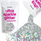 Hemway Eco Friendly Biodegradable Glitter - Silver Holographic | Super Chunky Plant-Based Metallic Flakes for Arts & Resin Crafts | Bio Supplies for Festival, Hair, Face, Body & Nail Art | 100 g