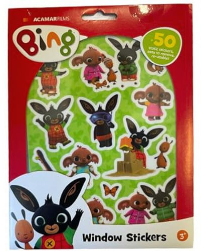 Bambolino Toys - 019072 Bing Fensteraufkleber - 50 Stück