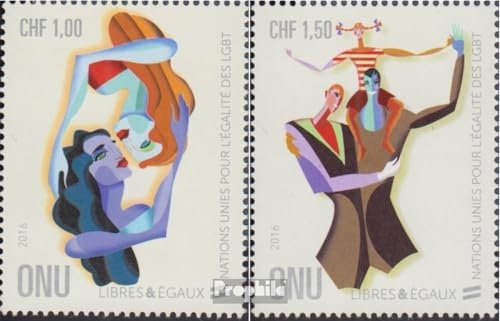 Prophila Collection UNO - Genf 938-939 (kompl.Ausg.) postfrisch ** MNH 2016 Gleichstellung Lesben, Schwule (Briefmarken für Sammler)