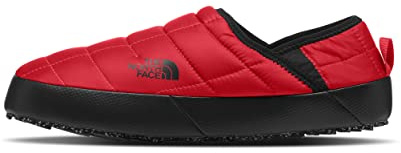 The North Face Men's Thermoball Traction Mule V Winter Shoe - Insulated & Water Repellent, Rubber Outsole, TNF Red/TNF Black, 10