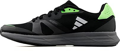 adidas Men's Adizero Rc 4 M Shoes-Low (Non Football), Core Black FTWR White Solar Green, 9.5 UK
