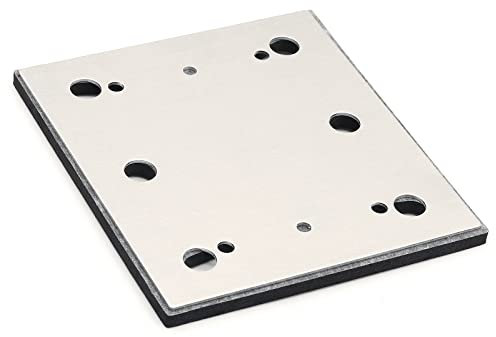 Sander Replacement Pad,1/4 Sheet Square Sander Backing Pad for Makita BO4556,Replaces 158324-9