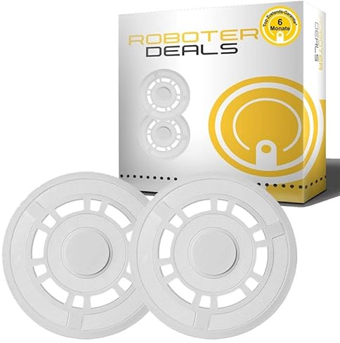 Roboter Deals - Wischplatten, Ersatzhalterung mit Mikrofaserpad (2 Stück) für Dreame L10s Pro, L10s Ultra, L10 Prime Staubsaugroboter. Geprüfte Passgenauigkeit, Lange Lebensdauer, wiederverwendbar