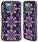 Head Case Designs Violett Einheimisch Dots Hybride Handyhülle Hülle Huelle kompatibel mit Apple iPhone 12 / iPhone 12 Pro