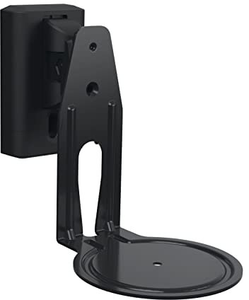 Sanus Single Black Speaker Mount for Sonos Era 100 - Swivel & Tilt, Easy 15-Minute Install