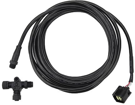 Aqxreight Cavi NMEA 2000, Cavi NMEA 2000 da 4,5 M Prestazioni Stabili IP67 Resistente All'acqua Resistente All'usura Sostituzione Ad Alta tenacità per Interfaccia Motore