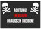 Vorsicht Teenager Schild 30x20cm - Witziges Türschild, für jeden Anlass - für Jugendweihe & Geburtstag - Made in Germany (Achtung! Teenager! Draussen bleiben!)