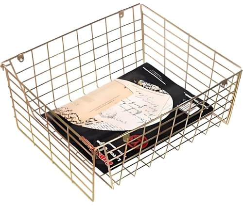 AMK® Brass Letter Cage Mail Box Plastic Coated Letterbox Door Cage Pet Mail Guard