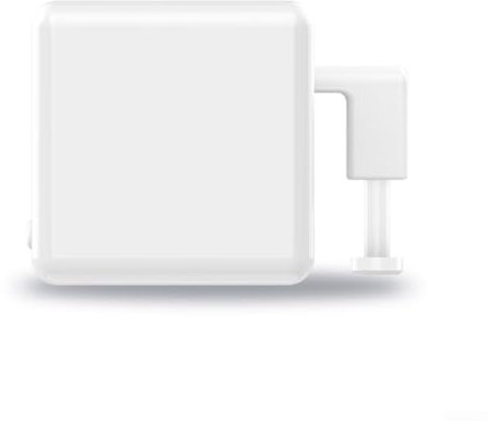 Interrupteur sans câblage pour Tuya Fingerbot Plus Smart Fingerbot Interrupteur poussoir pour Smart Life Timer Interrupteur d'éclairage avec contrôle tactile (blanc)