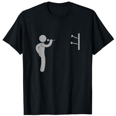 Lustiges Dart 180 Für Dart Spieler Pally 20 Pfeile T-Shirt