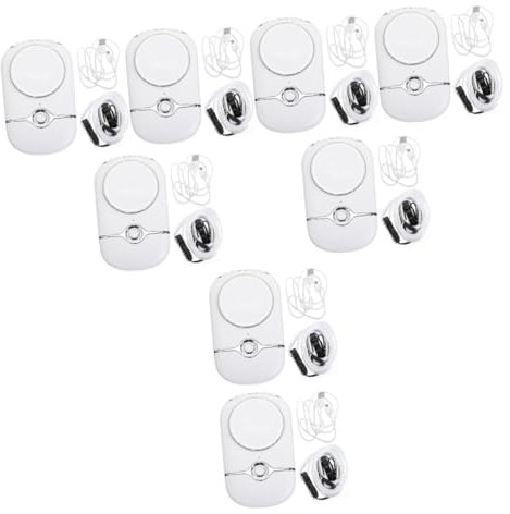Housoutil Tragbare Ventilatoren 8 Stk Wimpern-haartrockner Lüfter Erzeuger Negative Ionen Abs Weiß USB-Fans