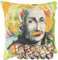 Kissenbezug Dekokissen Gobelin Kissen Sofakissen Kissenbezüge Kissenhülle Zierkissen Pop Art Motiv beidseitig Bedruckt Albert Einstein 40x40cm ohne Füllung