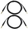 Create idea 2pcs Cavo Audio per Cuffie Sostitutivo Jack Maschio da 3,5 Mm A Jack Maschio da 2,5 Mm Compatibile con B-O-S-E QC35/QC35 II/QC25/OE2 (Nero)