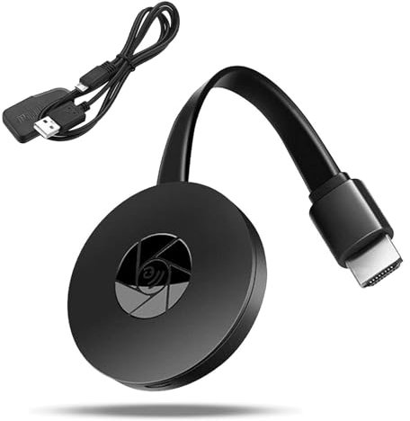 4K Wireless HDMI Display Dongle, 1080P Miracast Dongle, Adaptador inalámbrico Pantalla, Soporta DLNA, Airplay, Miracast, Compatible iOS, Android, Mac, Windows, para Televisión, Proyector