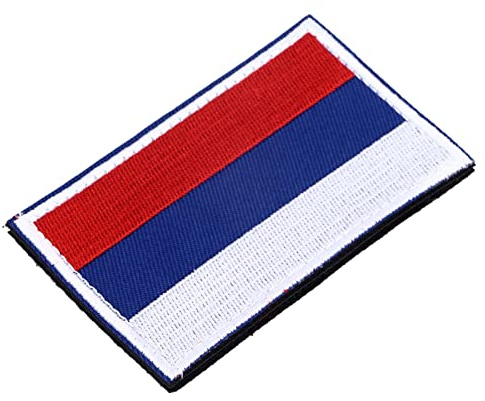 European Country Flags Patch, National Flag Patches, World Flags Patch Accessory, for Hats, Backpacks, Jackets and More (Russia)