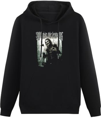 LILOCKFRESH Cradle Of Filth Yours Immortally Long Sleeve Mens Hoody With Pocket Sweatershirt, Hooded Size XL Black