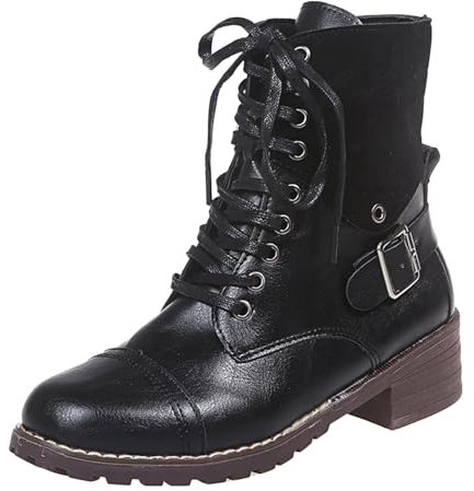 EJIMUQO Regali Divertenti Natale Stivali Polpaccio Largo Xxl Stivaletti Cafenoir Donna Stivaletti Marroni Donna Bassi Stivaletti Alti Bambina 30 Stivali Curvy Con Tacco Alto Stivali Grigi Donna