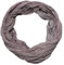 beybey® zarter Damen Loop Schal aus einem sehr feinen Material aus Seide und Baumwolle und in exkluisve Farben. (Punkte taupe)