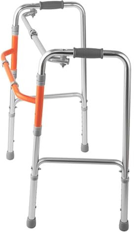 Gehhilfe, Gehgestell, Gehbock für Senioren, Leichter, faltbarer mobiler Rollator for ältere Menschen und Erwachsene