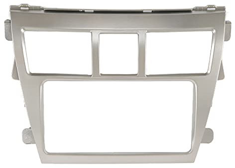 Grcfumo 2din Car estéreo Radio Fascia, Marco de Fascia de Audio CD de Control Central de Servicios públicos, Marco de Fascia estereos estereos para la mayoría de los vehículos.