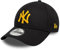 New Era MLB 39Thirty Cap New York Yankees schwarz gelb Teamlogo Baseball Kappe Stretch Cap - S-M