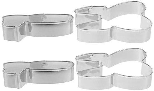 Alipis 4stücke Und Ausstechformen Backen Fondant Werkzeuge Diy Keks Cutter Niedliche Wiederverwendbare Ausstechformen