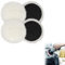 4 Stück Polierpads 125mm,Polieraufsatz Exzenterschleifer,Polierscheibe 125mm,Polierpad,Polierschwamm 125mm Klett,Polieraufsatz Kompatibel Mit Bosch Exzenterschleifer, Für Auto, Korkböden Usw