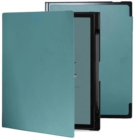 Adecuado para chasis Wenshi BOOX Note Air3 C/Note Air 3 B/W de 10.3 pulgadas, cubierta magnética ultrafina y ligera con función de apagado y encendido automático (verde negruzco)