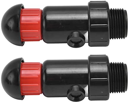 2pcs Kunststoffbewässerungsableitungsventil mit Gewinde G3 / 4, Gute Versiegelung, Einfach zu Bedienender, Automatischer Abgas, kein Manuelles Betrieb, das für Bewässerungszubehör Erforderlich Ist,