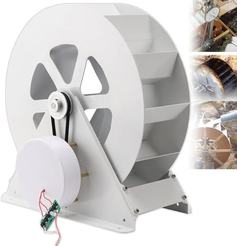 50/100W Generatore a Turbina Ad Acqua a Bassa Velocità - Facile Da Trasportare, Generatore Idroelettrico - Generazione Di Energia a Disco, Per Balcone Terrazza,50w