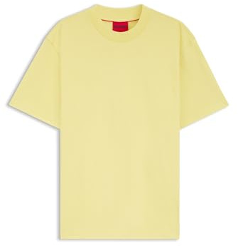 HUGO Herren Dapolino Relaxed-Fit T-Shirt aus Baumwoll-Jersey mit Logo-Print