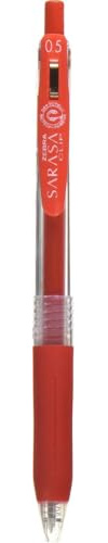 Zebra 14313 Druckkugelschreiber Sarasa Gel rot