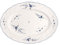 Villeroy & Boch Vieux Luxembourg Fuente Ovalada, 43 cm, Porcelana Premium, Blanco/Azul