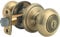 Kwikset Juno Entry Knob Featuring SmartKey in Antique Brass