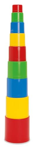 Dantoy 5417 Stackable Cubes Toy, Multi-Colour, 10 x 10 x 51 cm