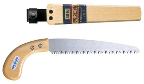 Okatsune 107 Hand Pruning Saw,wood sheath with 195 mm, Bonsai