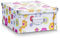 Zeller 17853 Aufbewahrungsbox Kids, Pappe, ca. 40x33x17 cm