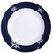 Marine Business Northwind Soup Plate, Melamine, White and Blue, 19 x 19 x 5.3 cm, Pack of 6